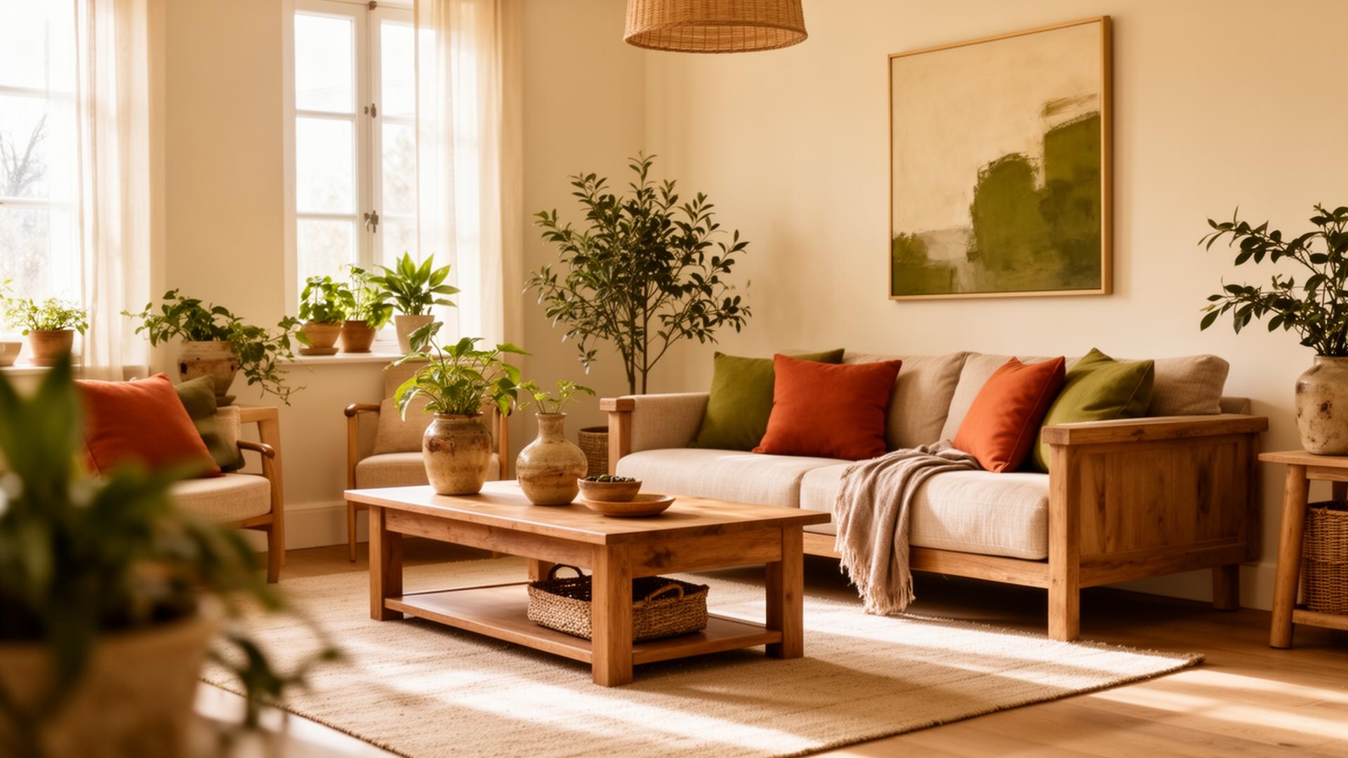 Intérieur chaleureux décoré par Ferréole l'Atelier